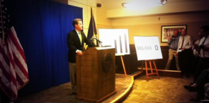 Gov. Brownback at Tuesday's news conference