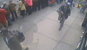 Tsarnaev on the dayi of the bombing