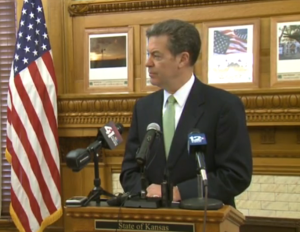 Governor Brownback at Friday's news conference
