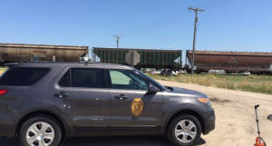 Authorities on the scene of Sunday's accident