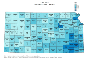 Kansas Dept. of Labor map- click to enlarge