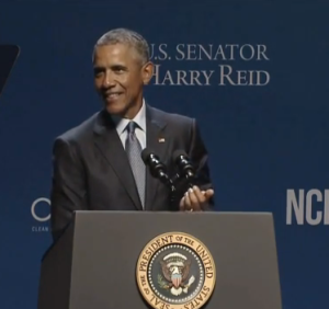 Pres. Obama at Monday evening's Las Vegas event