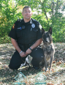  Officer Londono and K-9 Bennie 