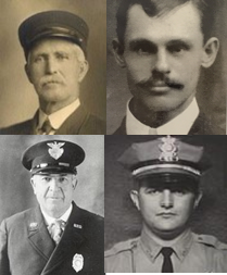 Officers Stonebreaker, Carson, Eaton, Ivey