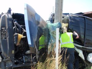 Wednesday's fatal crash in Saline County -Photo Saline County Sheriff's Office