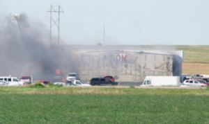 Sunday fire in Ellis County