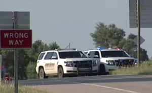 Pedestrian accident Sunday photo courtesy KWCH