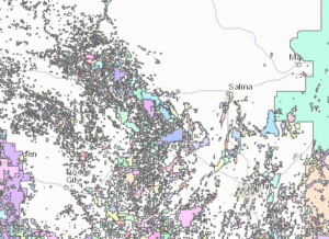 Oil and gas map Kansas Geological Survey