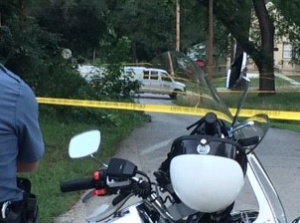 Saturday morning crime scene photo courtesy KCTV