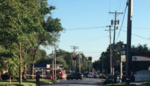 Officer involved shooting on Sunday in Wichita- photo courtesy KWCH