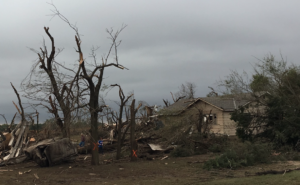 Thursday storm damage in Saline County -Photo by Meaghan Purdy/Salina Post