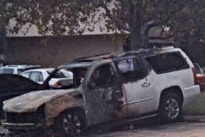 Vehicle arson-photo courtesy Wichitawesome