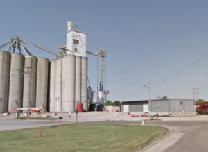 Near the location of Monday's train derailment in Abilene-google image