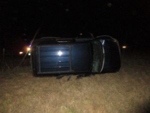Two teens were treated for minor injuries in this Saturday evening crash (Photos: Saline County Sheriff)